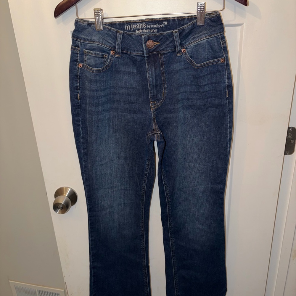 Women's Dark Blue Boot Cut Jeans